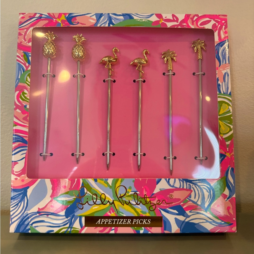 Lilly Pulitzer Appetizer Picks Set